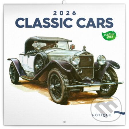 Poznámkový kalendář Classic Cars - Václav Zapadlík, 2026