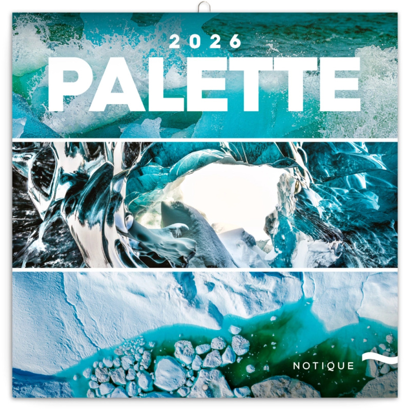 Poznámkový kalendář Paleta 2026