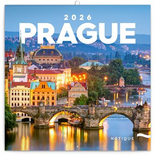 Poznámkový kalendář Praha 2026