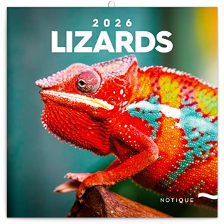 Poznámkový kalendář Ještěři 2026
