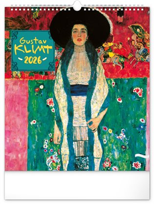 NOTIQUE Nástěnný kalendář Gustav Klimt 2026, 30 x 34 cm Presco Group