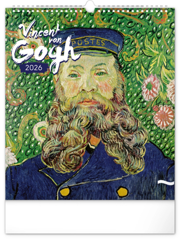 NOTIQUE Nástěnný kalendář Vincent van Gogh 2026, 30 x 34 cm Presco Group