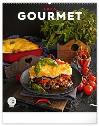 Nástěnný kalendář Gourmet 2026