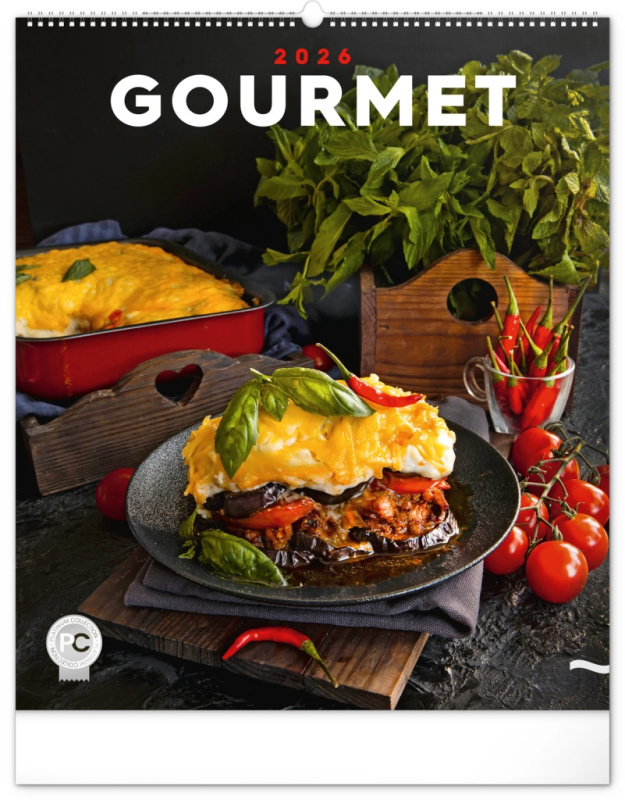 Nástěnný kalendář Gourmet 2026