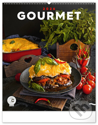 Nástěnný kalendář Gourmet 2026