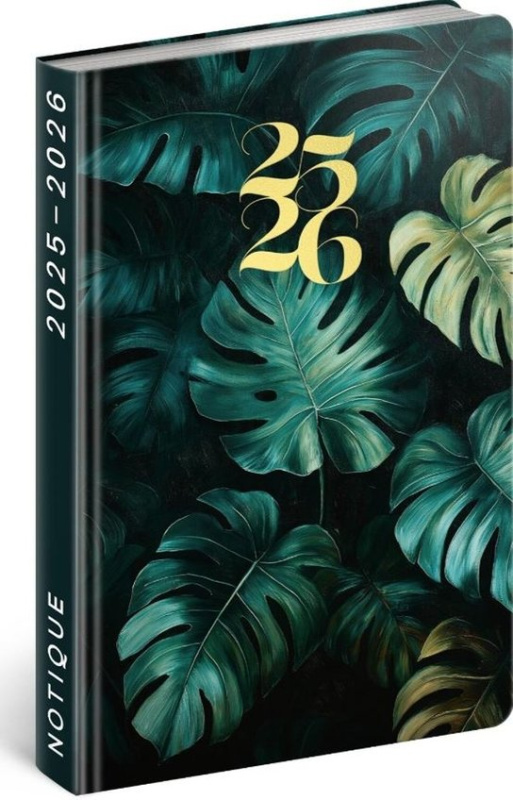 Diář 18měsíční Petito Monstera 2025/2026