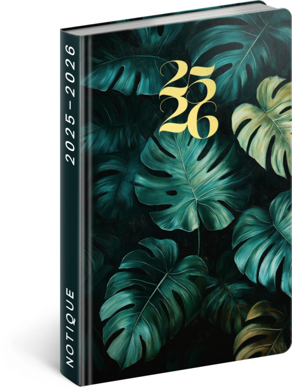 Diář 18měsíční Petito Monstera 2025/2026