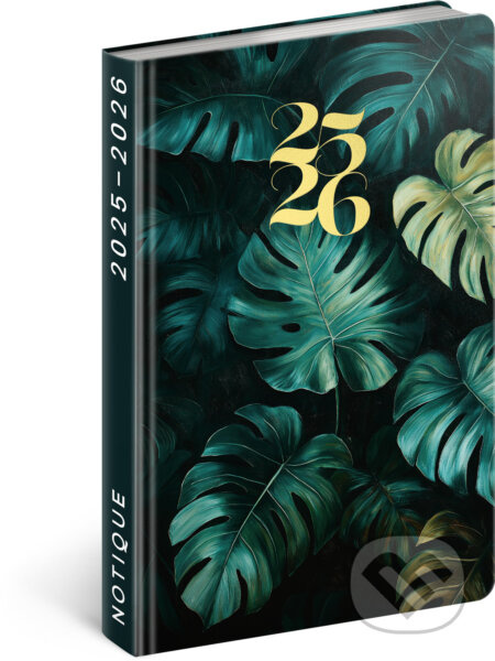 Diář 18měsíční Petito Monstera 2025/2026