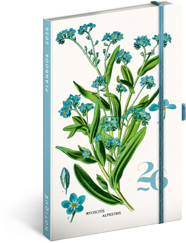 Presco Planbook 2026 - diář / notes - Herbář