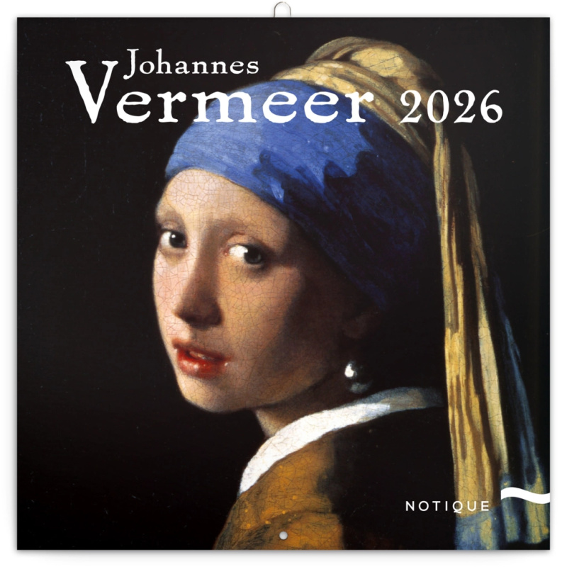 Poznámkový kalendář Johannes Vermeer 2026