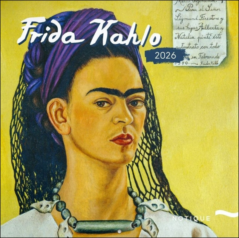 Poznámkový kalendář Frida Kahlo 2026
