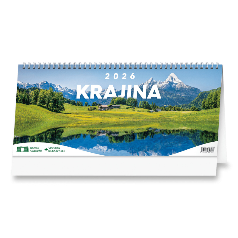 Krajina 2026 - stolní obrázkový kalendář