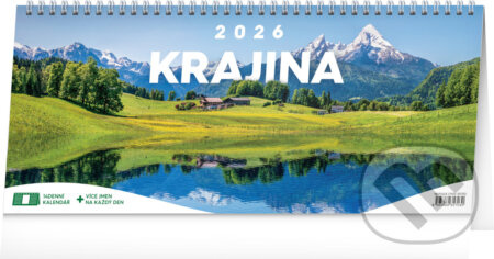 Krajina 2026 - stolní obrázkový kalendář