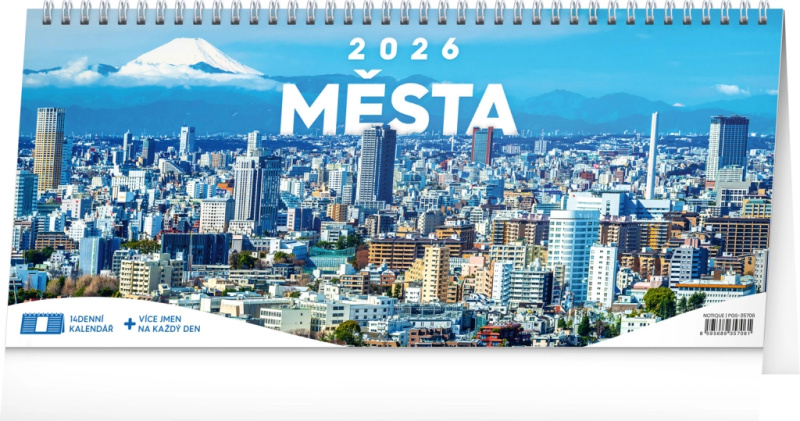 Stolní kalendář Města 2026, 14denní