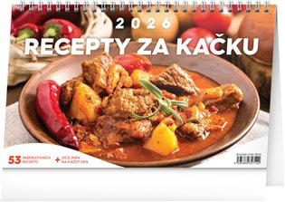 Stolní kalendář Recepty za kačku 2026