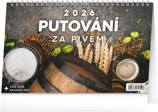 Stolní kalendář Putování za Pivem 2026