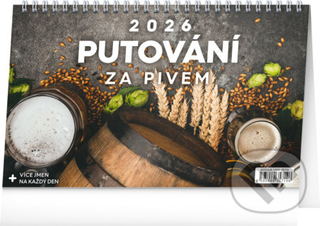 Stolní kalendář Putování za Pivem 2026