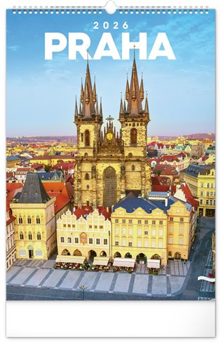 Nástěnný kalendář Praha 2026