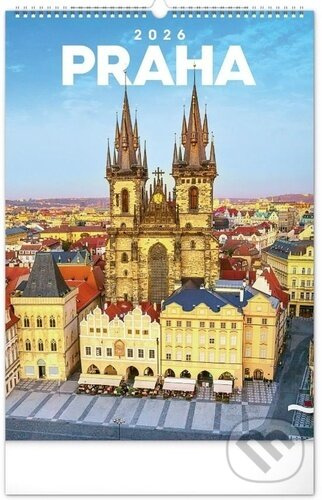 Nástěnný kalendář Praha 2026