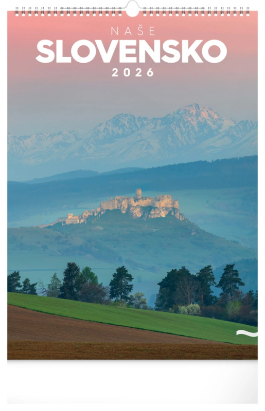 Nástěnný kalendář Naše Slovensko 2026