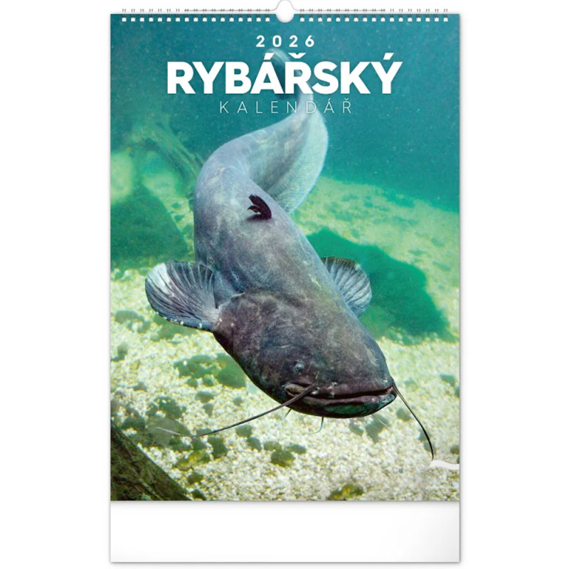 Nástěnný kalendář Rybářský 2026