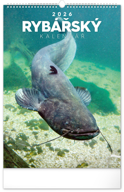Nástěnný kalendář Rybářský 2026