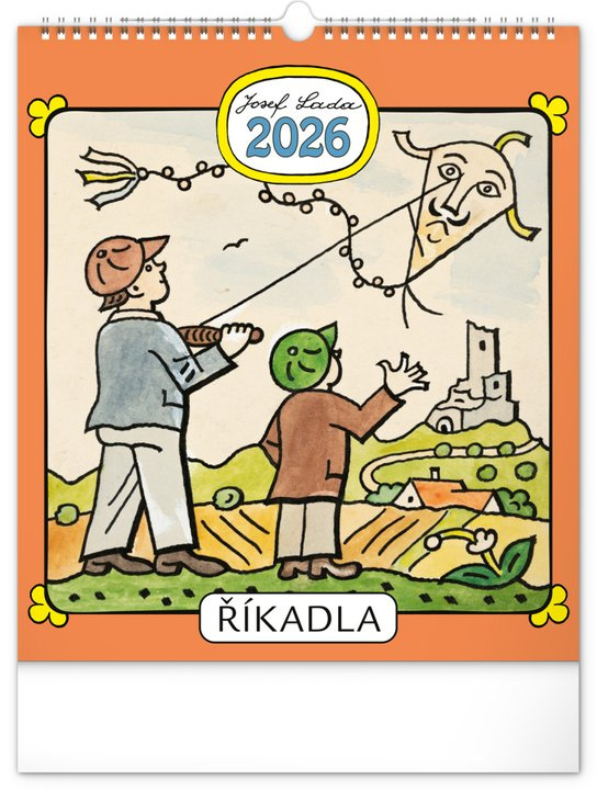Nástěnný kalendář Josef Lada - Říkadla 2026