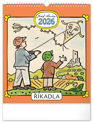 Nástěnný kalendář Josef Lada - Říkadla 2026
