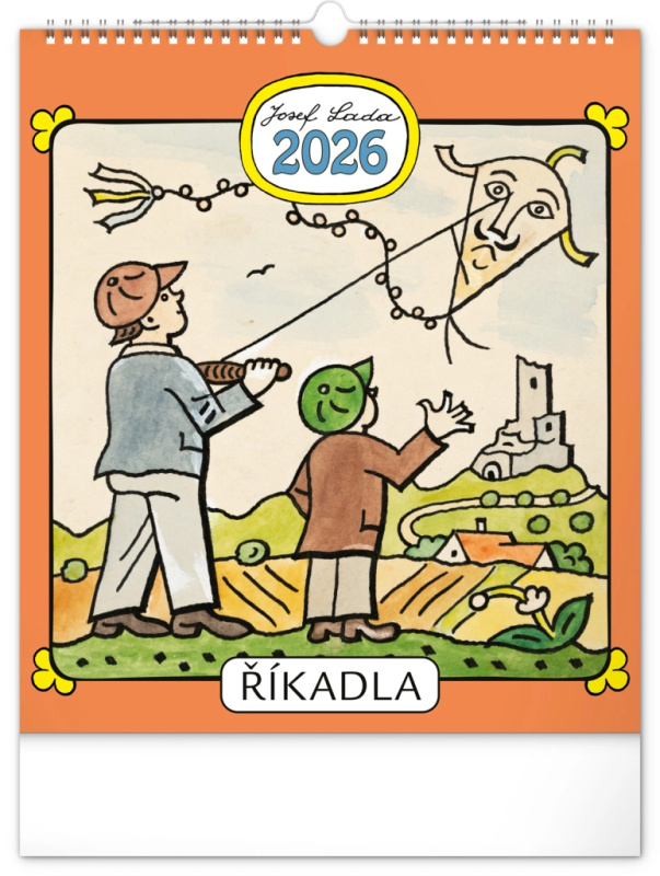 Nástěnný kalendář Josef Lada - Říkadla 2026
