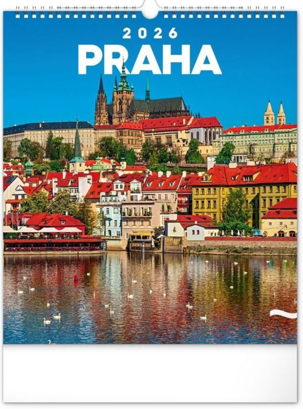 Nástěnný kalendář Praha 2026