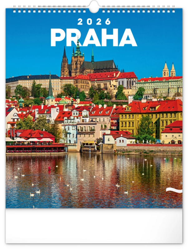 Nástěnný kalendář Praha 2026