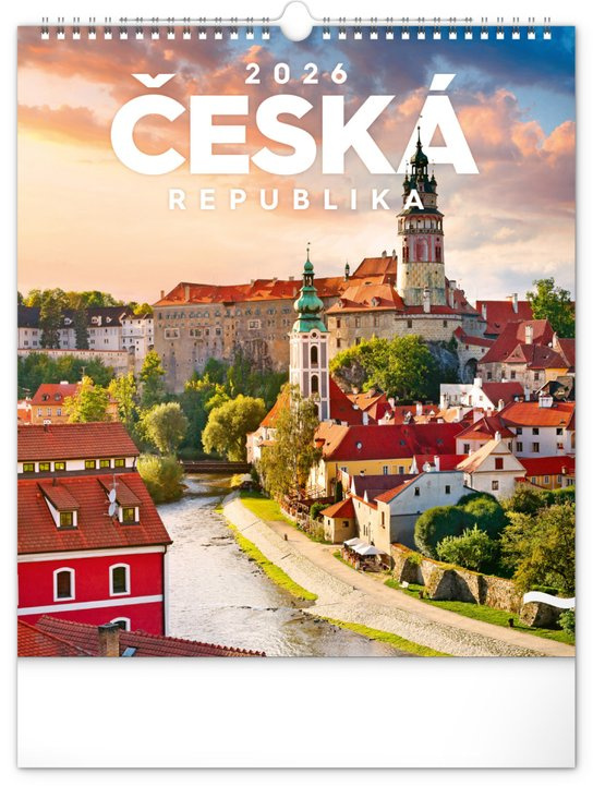 Nástěnný kalendář Česká republika 2026