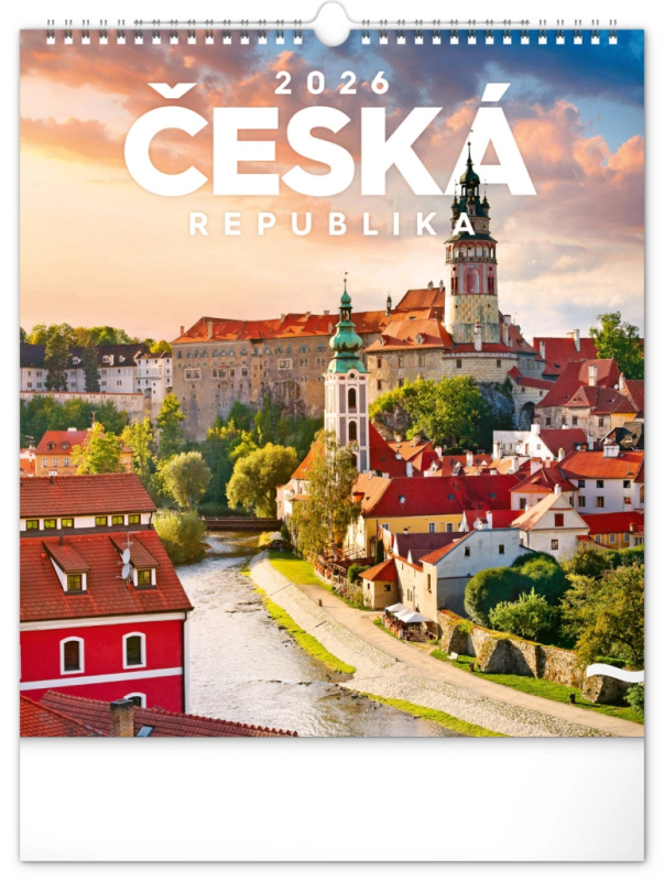 Nástěnný kalendář Česká republika 2026