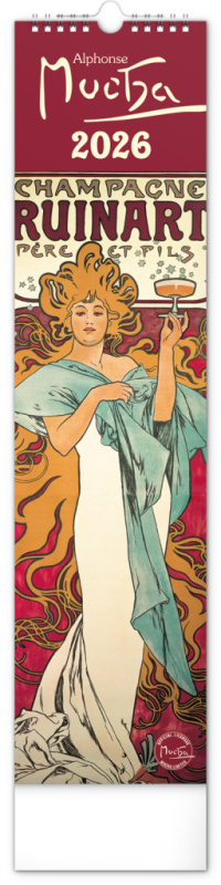 Nástěnný kalendář Alfons Mucha 2026
