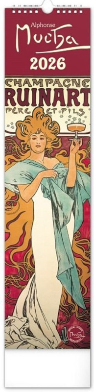 Nástěnný kalendář Alfons Mucha 2026