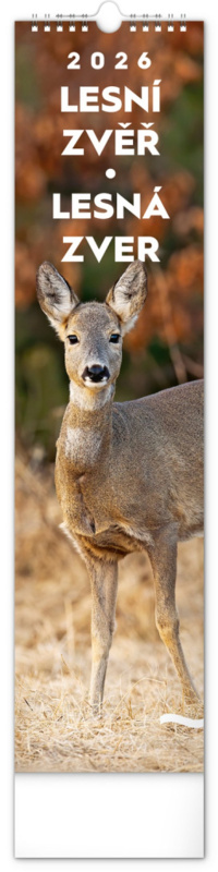 Nástěnný kalendář Lesní zvěř 2026