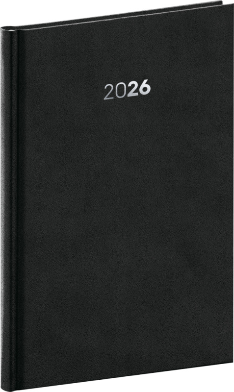 Presco Balakon 2026 - týdenní diář A5 - černý