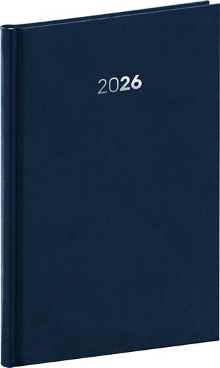 NOTIQUE Týdenní diář Balakon 2026, tmavě modrý, 15 x 21 cm Presco Group