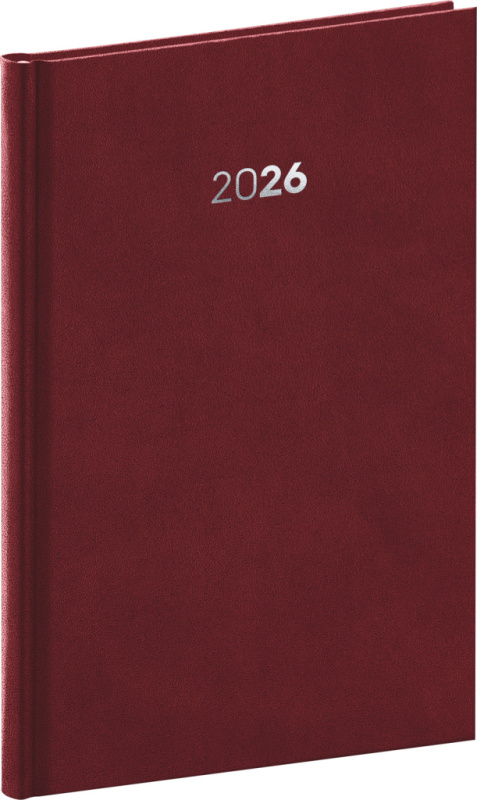 Týdenní diář 2026 Balakon bordó - kniha z kategorie Zápisníky, kalendáře