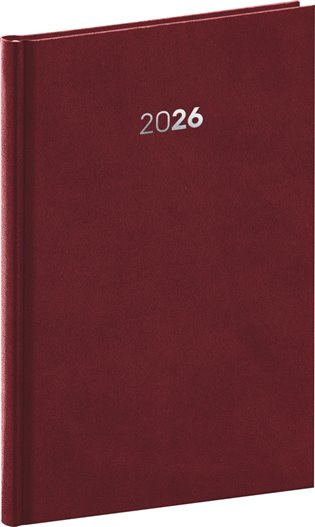 Týdenní diář 2026 Balakon bordó - kniha z kategorie Zápisníky, kalendáře