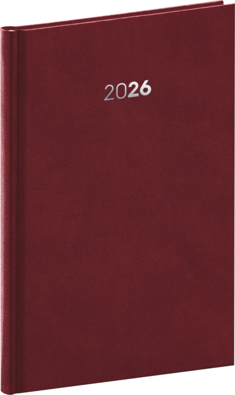 Týdenní diář 2026 Balakon bordó - kniha z kategorie Zápisníky, kalendáře
