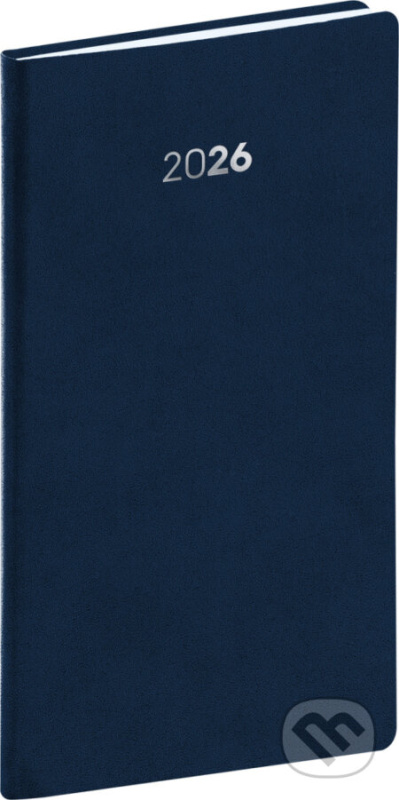 NOTIQUE Kapesní diář Balakon 2026, tmavě modrý, 9 x 15,5 cm Presco Group