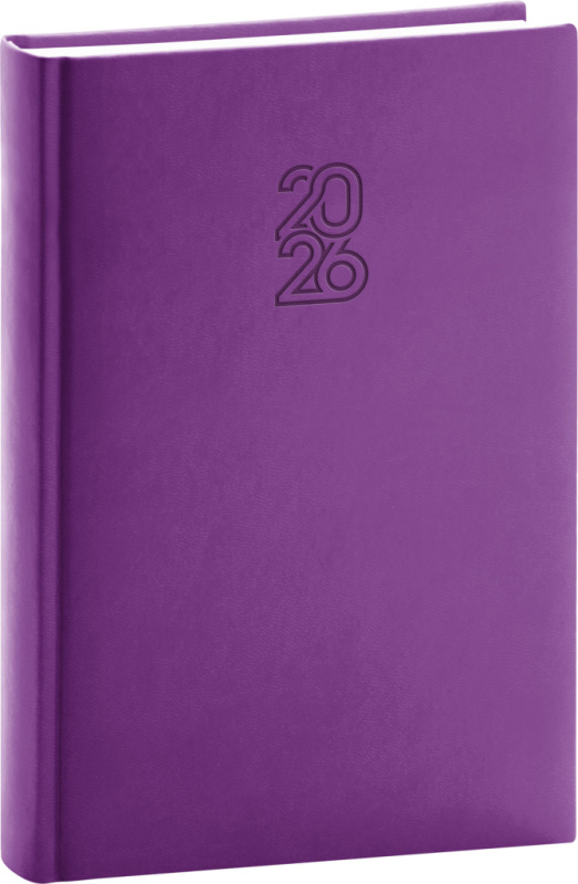 Denní diář Fialový Aprint 2026