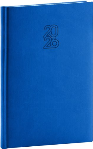 NOTIQUE Týdenní diář Aprint 2026, modrý, 15 x 21 cm Presco Group