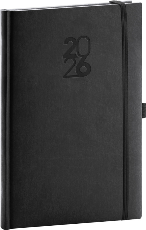 Týdenní diář Notique Aprint Top 2026 černý