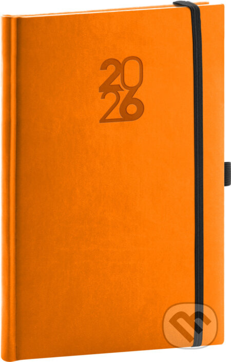 Týdenní diář Notique Aprint Top 2026 oranžový 15 x 21 cm
