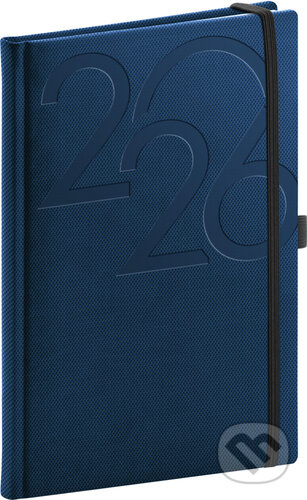 NOTIQUE Týdenní diář Ajax 2026, modrý, 15 x 21 cm Presco Group