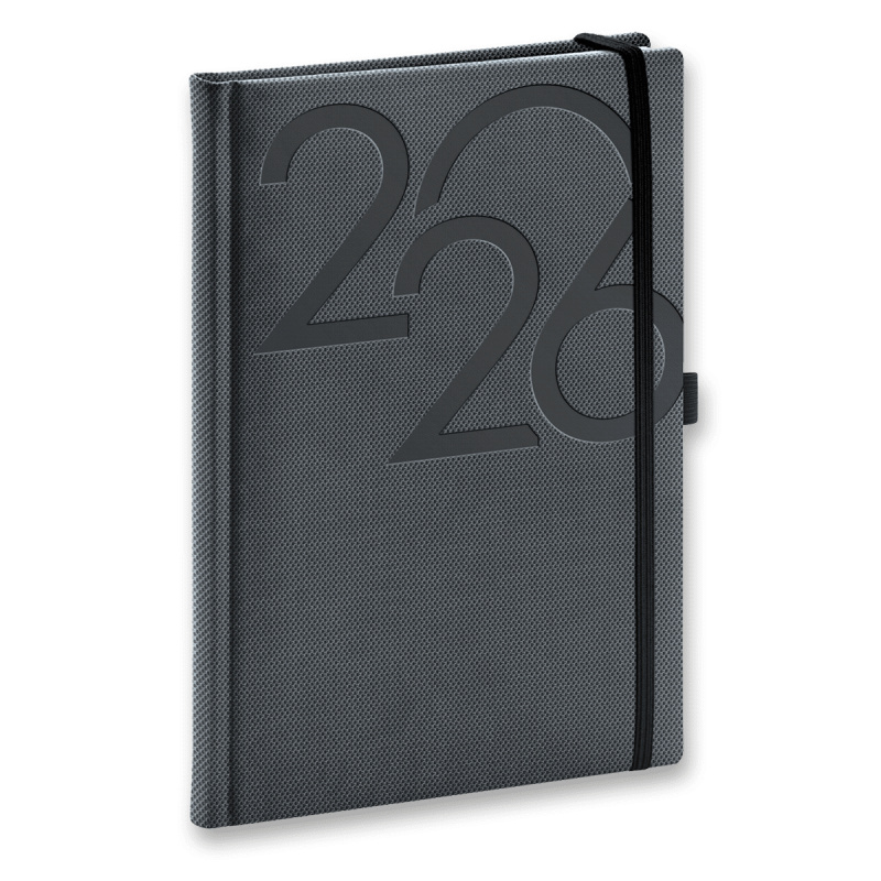 NOTIQUE Týdenní diář Ajax 2026, černý, 15 x 21 cm Presco Group