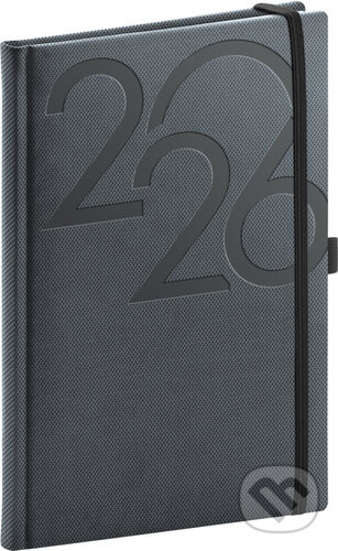 NOTIQUE Týdenní diář Ajax 2026, černý, 15 x 21 cm Presco Group