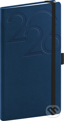 NOTIQUE Kapesní diář Ajax 2026, modrý, 9 x 15,5 cm Presco Group